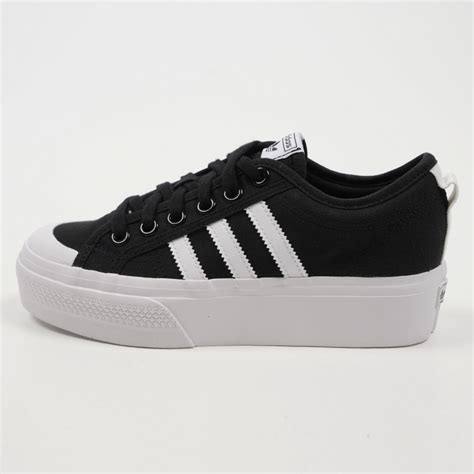 adidas Originals Nizza Platform Women's Shoes Black FV5321