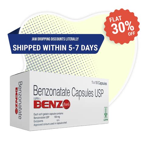 Benzonatate Capsules Benz Pearls Capsules Latest Price Manufacturers