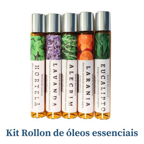 Kit Rollon Leos Essenciais Unidades De Ml Cone Hindu Original