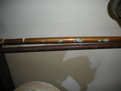 Copper pipe pitting — Heating Help: The Wall