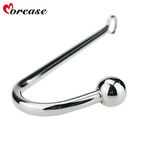 Aliexpress Buy Morease Single Ball Metal Anal Hook Butt Plug