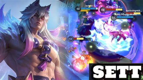 Wild Rift Sett Top Global Sett Gameplay Rank Challenger YouTube