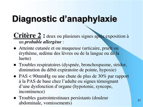 PPT Prise en charge de lAnaphylaxie Sévère Expérience du Réseau