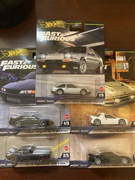 2024 HOT WHEELS Premium Fast Furious E étui lot de 5 voitures HNW46 956E EUR 36 95 PicClick FR