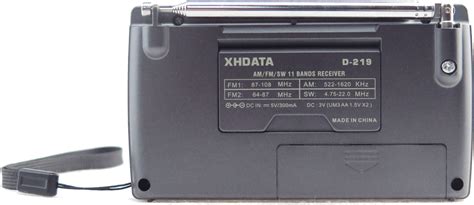 Портативный Аналоговый Радиоприемник XHDATA D-219 / Всеволновой Радио ...