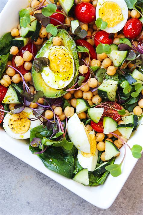 Simple Chickpea Salad | Garden in the Kitchen