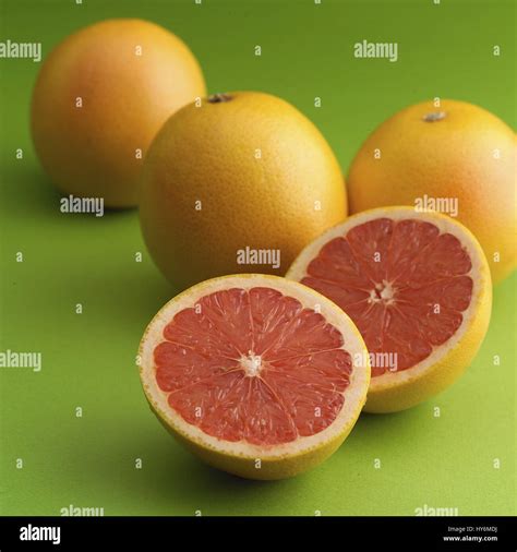ruby grapefruit cross section  res stock photography  images alamy