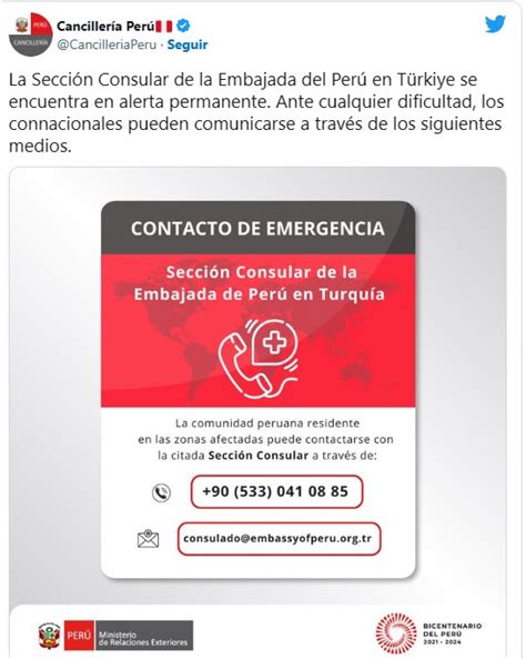 Gobierno Peruano Se Solidariza Con Turquía Y Siria Por Terremoto De 7 8 De Magnitud Infobae