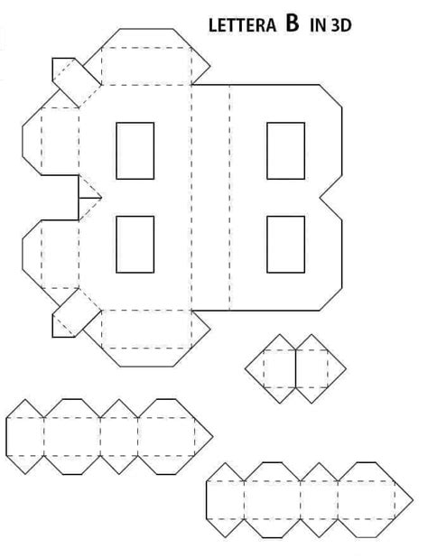 ️moldes De Letras Del Abecedario En 3d Para Imprimir En Papel Y Armar🔥