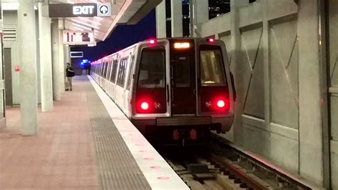 WMATA Metrorail Silver Line Train At Greensboro Metro Station YouTube