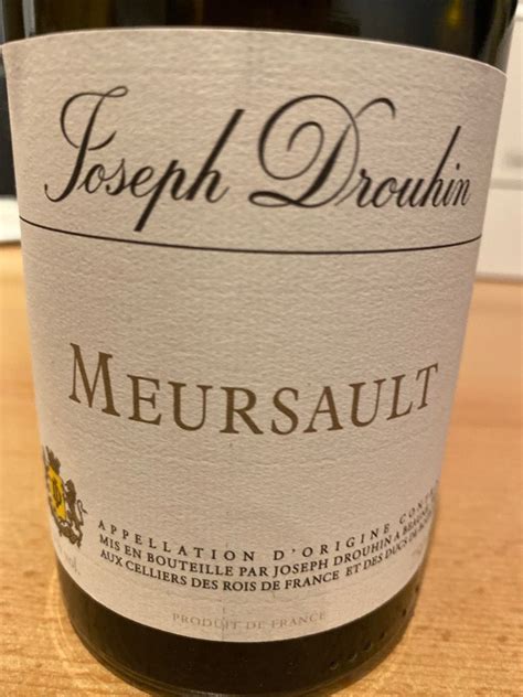 2017 Joseph Drouhin Meursault France Burgundy Côte De Beaune