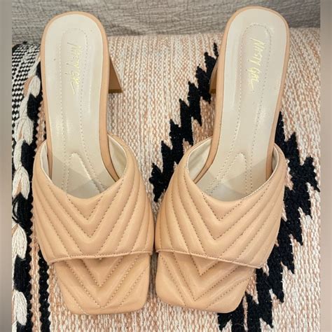 Nasty Gal Shoes Nastygal Brand Nude Open Toed Heels Size Poshmark