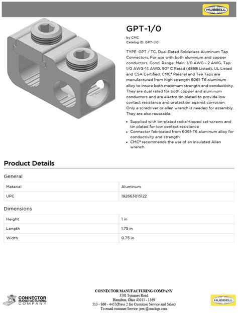 GPT-10 Specsheet | PDF