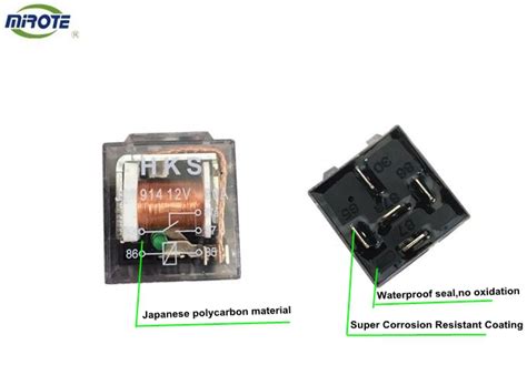 High Power JD1914 40 Amp 5 Pin Relay Led Light Double Contact Point ...