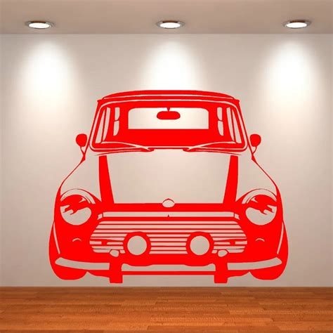 Aliexpress.com : Buy CLASSIC MINI COOPER Vinyl Wall Art car sticker ...