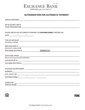 Fillable Online Recurring Paymentauthorization Form Fax Email Print