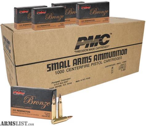 Armslist For Sale Rds Pmc Bronze Remington Ammo Grain