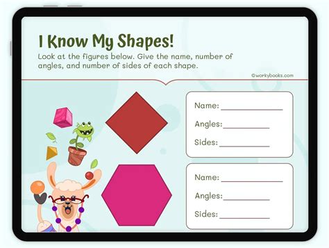 I Know My Attributes Of Shapes Worksheet 2ga1 Workybooks