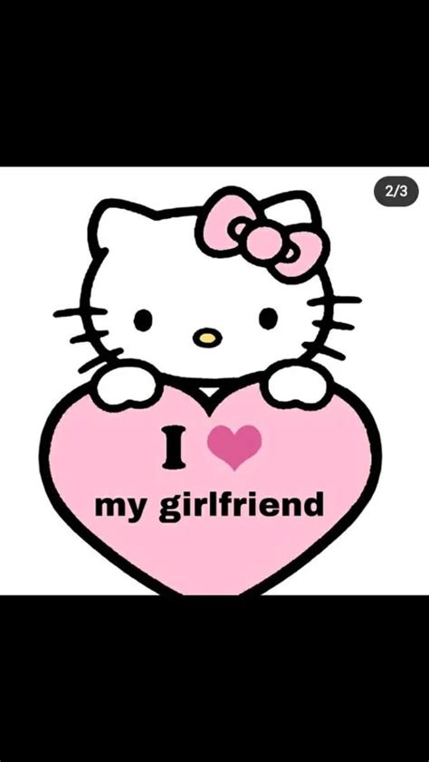 Hello Kitty I Love My Gf Pfp Hello Kitty Drawing Hello Kitty