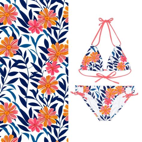 Floral Bikini Etsy