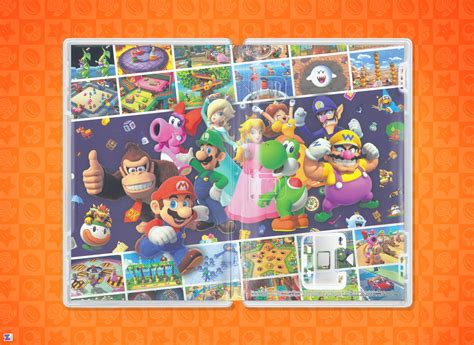 Arte de portada de Mario Party Superstars inserto y estuche Etsy México