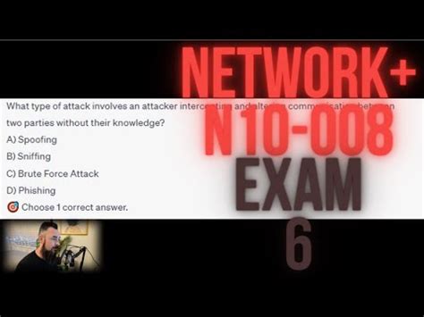 Comptia Network N10 008 Practice Test 6 YouTube