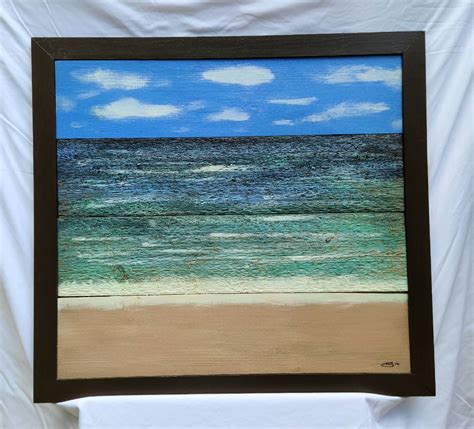 Custom Made Beach Scene Wall Art Movin On Estate Sales