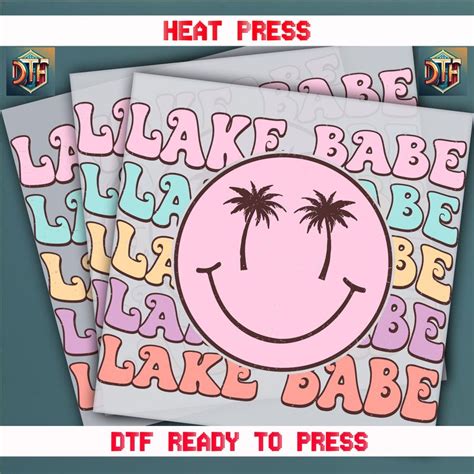 Ready To Press Lake Babe DTF Transfers