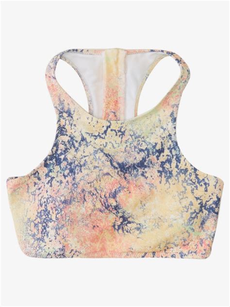 ROXY Active Crop Top De Bikini Para Mujer Roxy