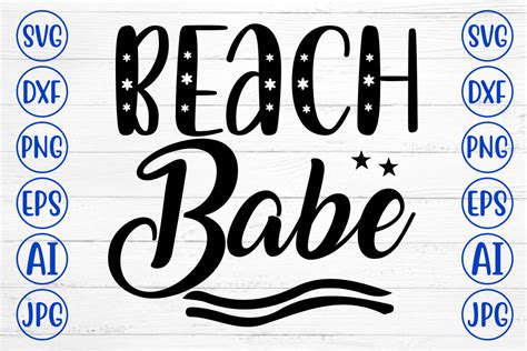 Beach Babe Svg Graphic By Creativesvg Creative Fabrica