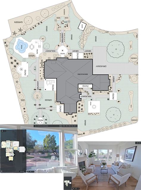 site plans  real estate listings show  full property