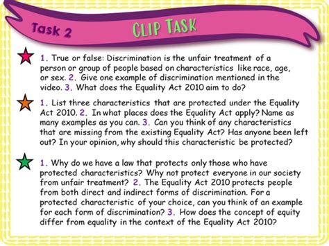 Protected Characteristics | Teaching Resources