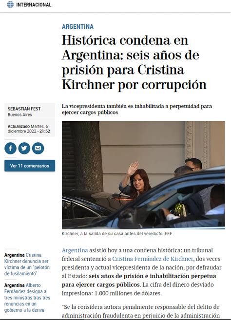 La Reacción De La Prensa Internacional A La Condena De La