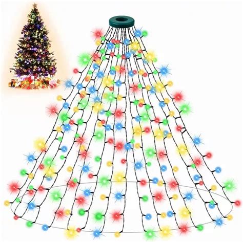 Luces Para Árbol De Navidad, 400 Led, 6.6 Pies X 16 Luces Co | Cuotas sin interés