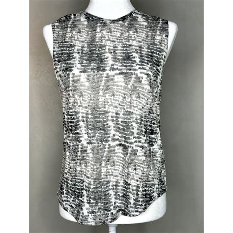 LNA Sleeveless Zebra Print Top Small Size M E A S U... - Depop