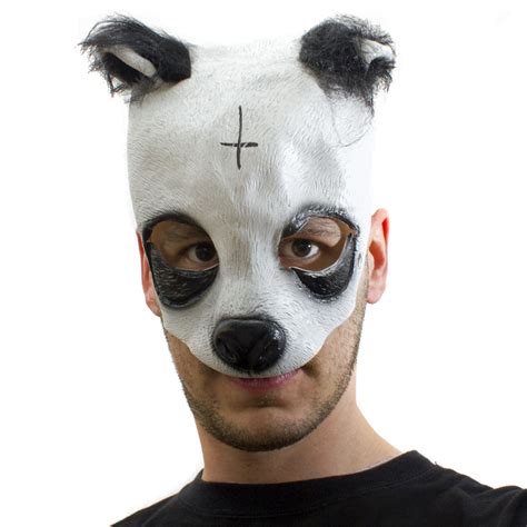 Panda Maske - Originalgetreue Pandamaske aus Latex