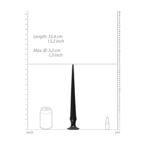 Ouch Ass Spike Dildo Inch Black The Gay Shop