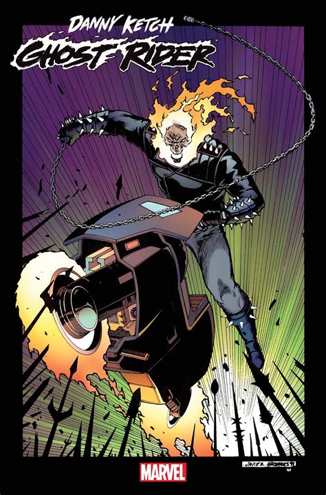 Danny Ketch Ghost Rider Copy Javier Saltares Cover Fresh Comics