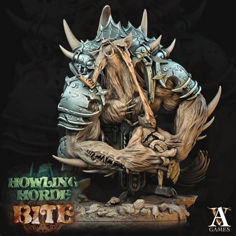 Howling Horde Bundle Archvillain Games Printed Miniatures Etsy