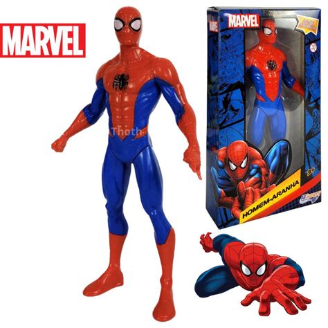 Homem Aranha Boneco Brinquedo Vingadores Articulado Grande Spider Man ...