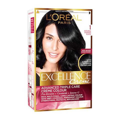 L'Oreal Paris Excellence Hair Color Black 1 | Bold Allure | Catch N Pack