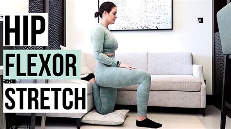 Physio Hip Flexor Stretch ⎮ Release Tight Hips And Decrease Back Pain