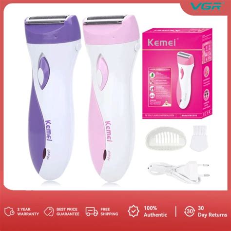 Kemei Waterproof Electric Epilator Women Shaving Machine Electric Shaver Bikini Underarm Body