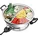 Yongxin Electric Hot Pot Jh B Cm With Divider Stainless Steel W Dual Sided Shabu