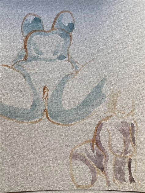Watercolor Nudes By Me Nudes ImaginaryBoners NUDE PICS ORG