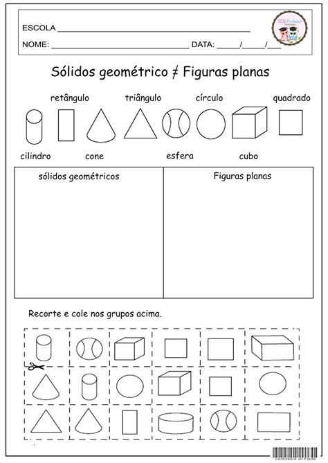 Atividade De Matematica Formas Geometricas - 6