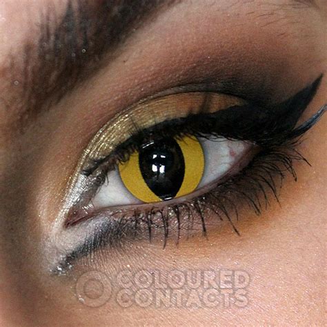 Cat's Eye Contact Lenses, Animal Contacts, Halloween Lenses