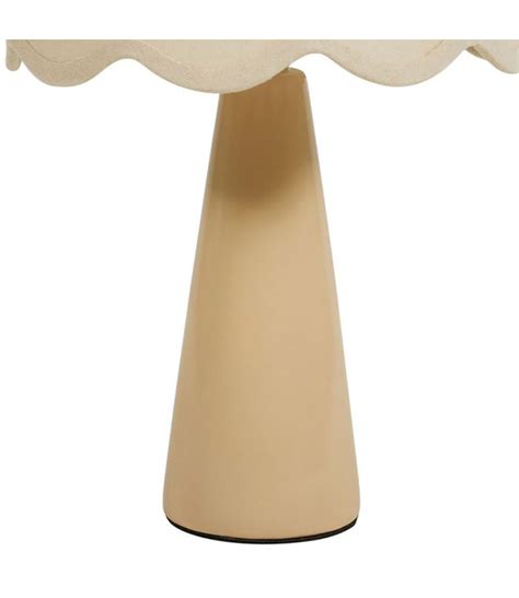 Lampe céramique lin Mathilde nude