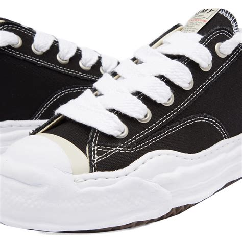 Maison MIHARA YASUHIRO Hank Low Original Sole Toe Cap Canvas Sneaker ...