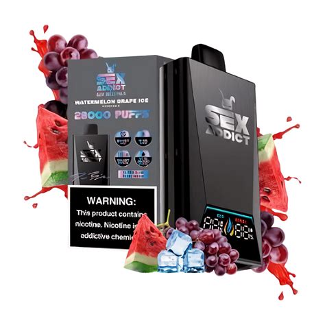 Pod Descartável Sex Addict S280 Watermelon Grape Ice Tabacaria Arahat e Presentes
